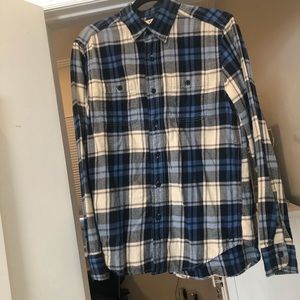 American eagle plaid button down